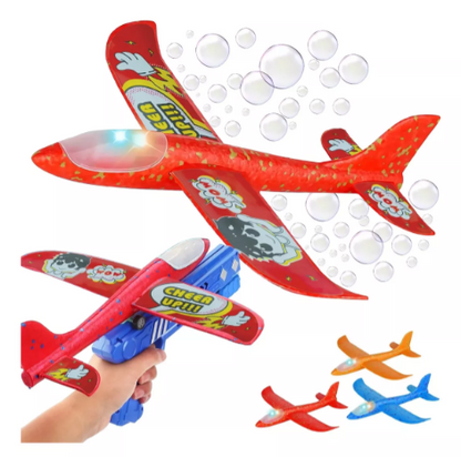 JetSplash - Avión pistola de Burbujas